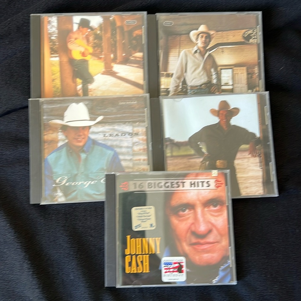 George Strait and Johnny Cash Collector CD’s